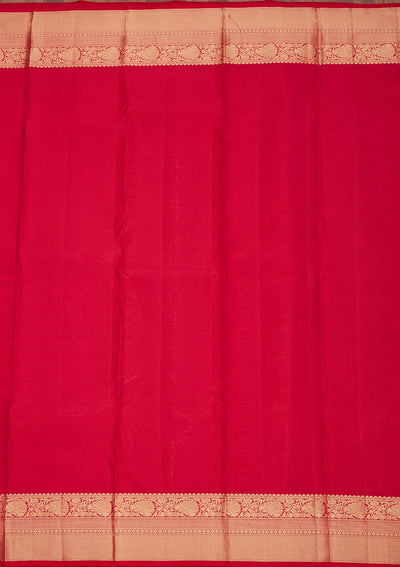 Rani Pink Zariwork Pure Silk Saree