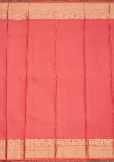 Rani Pink Zariwork Pure Silk Saree