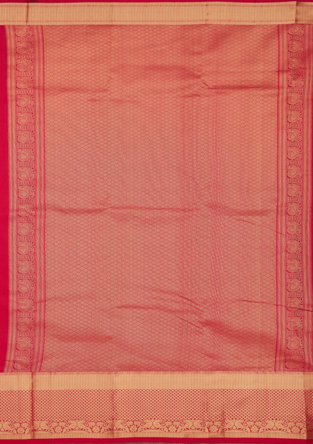 Rani Pink Zariwork Pure Silk Saree
