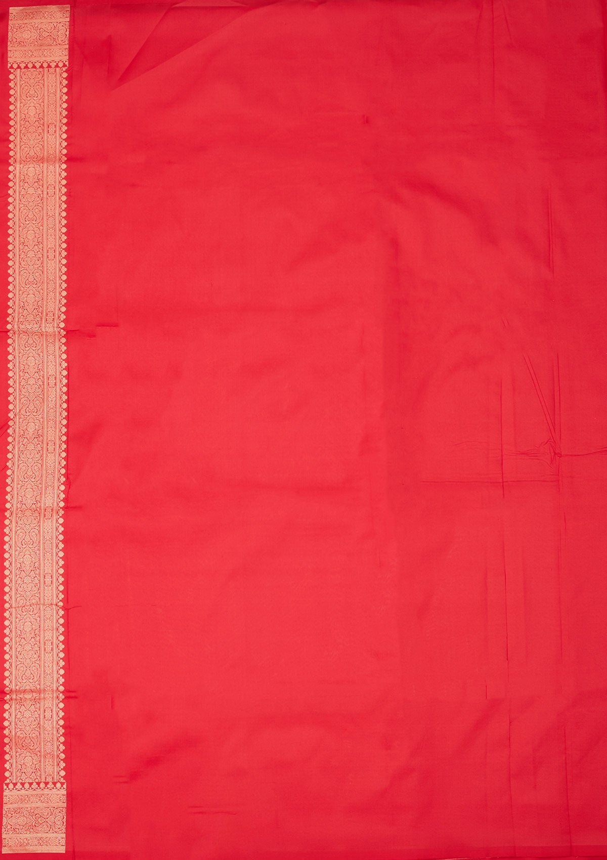 Rani Pink Zariwork Pure Silk Saree-Koskii