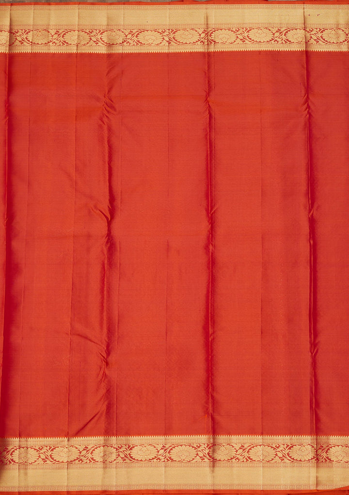 Rani Pink Zariwork Pure Silk Saree-Koskii