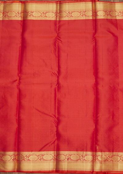 Rani Pink Zariwork Pure Silk Saree-Koskii