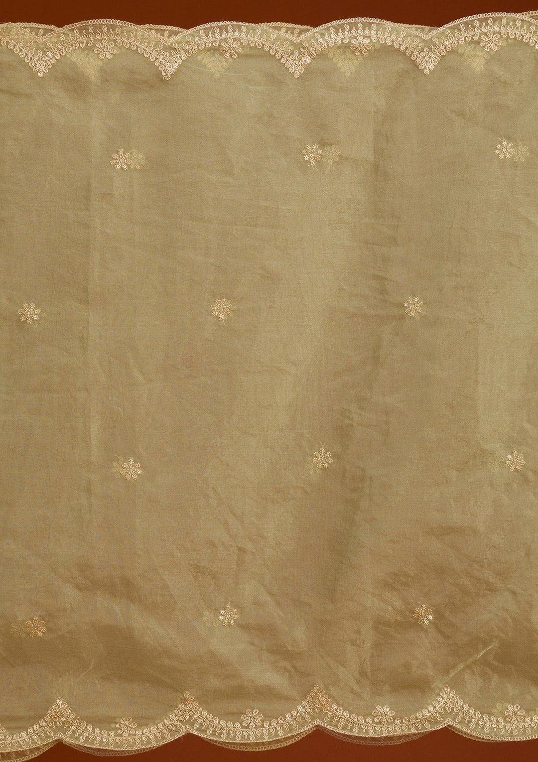 Rani Pink Zariwork Semi Crepe Readymade Salwar Suit