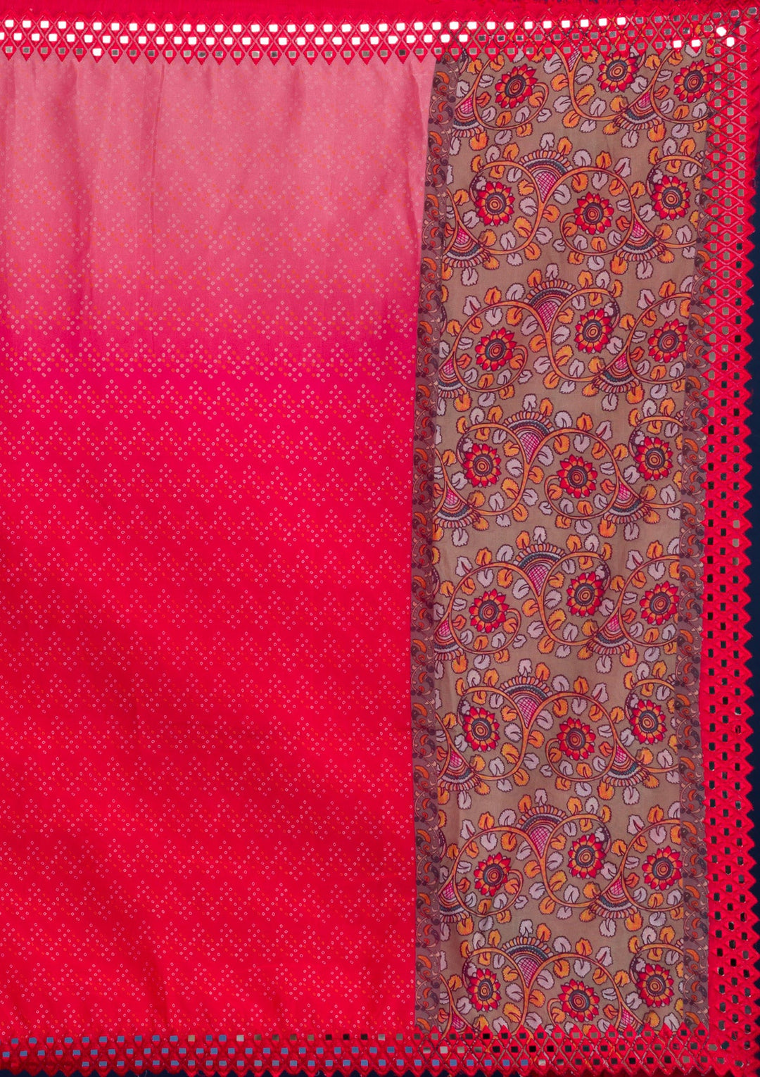 Pink Chikankari Georgette Designer Saree-Koskii