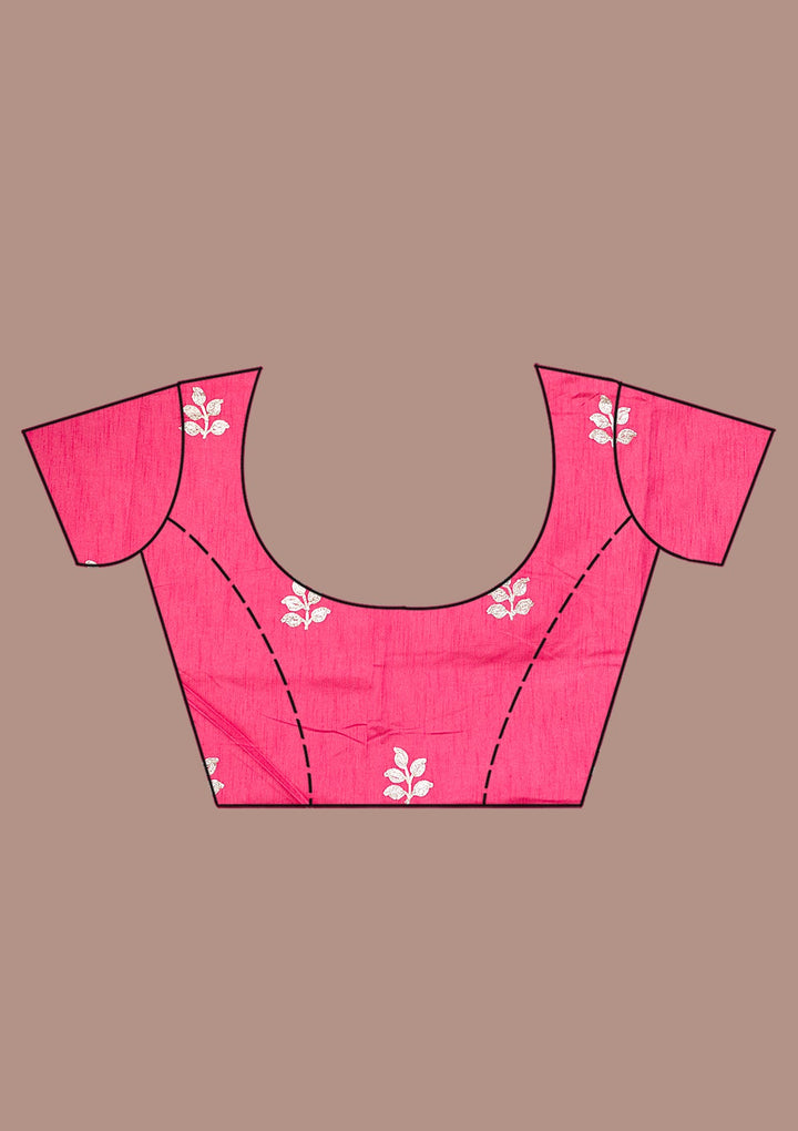 Peach Stonework Satin Designer Saree-Koskii