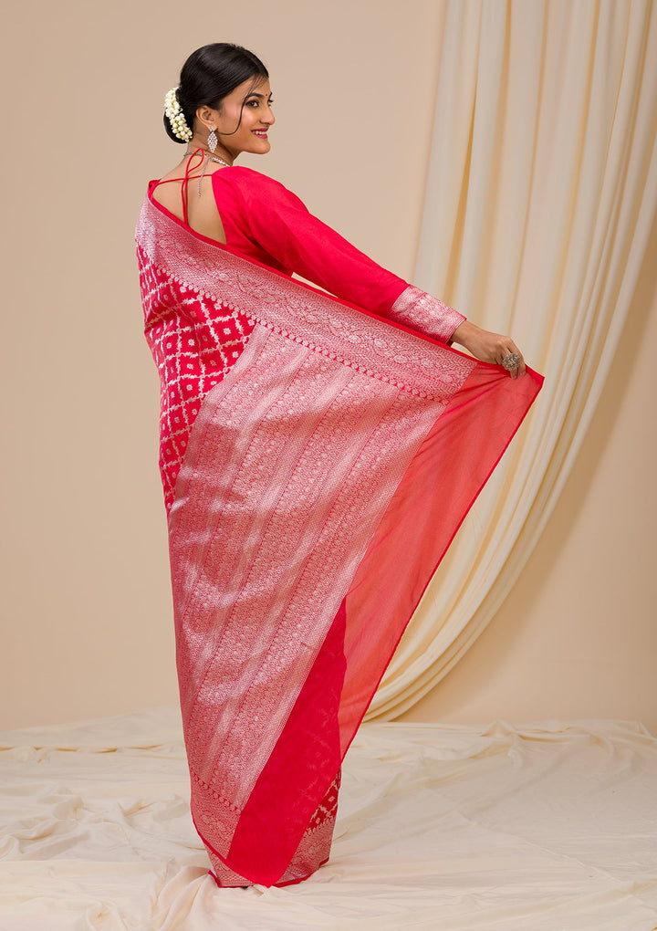 Pista Green Stonework Satin Designer Saree-Koskii