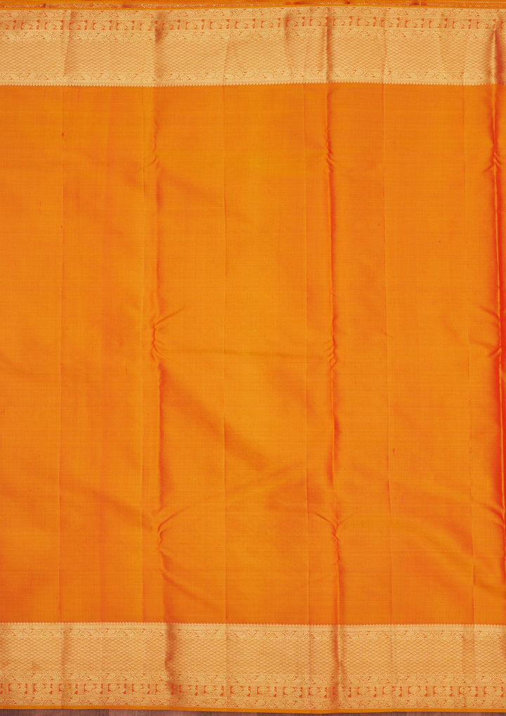 Red Zariwork Pure Silk Saree-Koskii