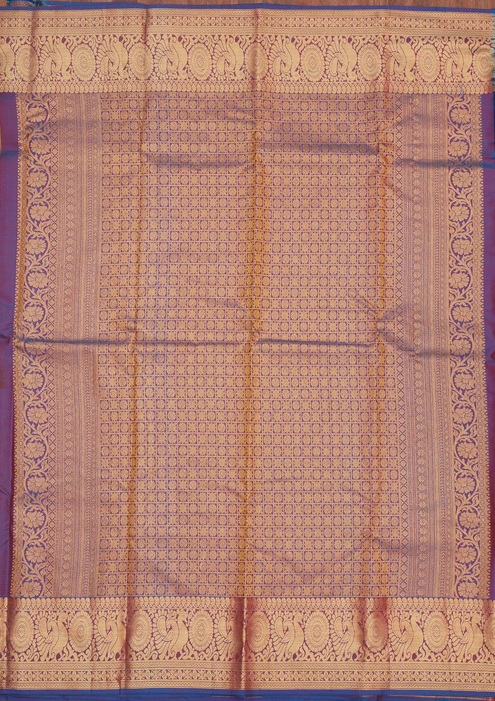 Red Zariwork Pure Silk Saree-Koskii
