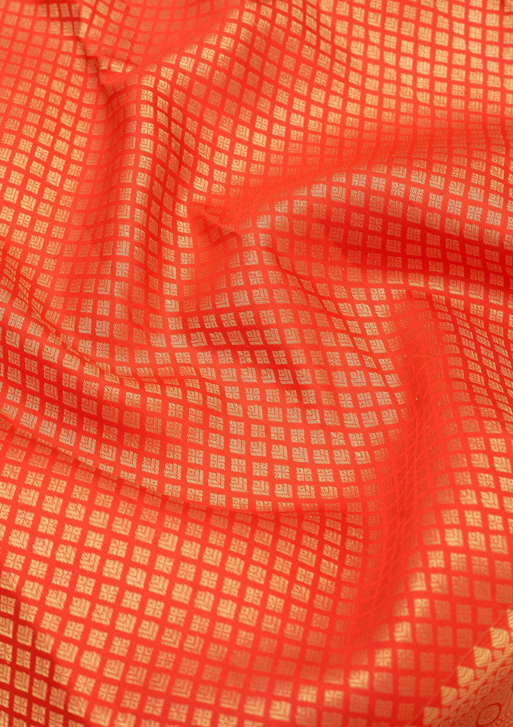 Red Zariwork Pure Silk Saree-Koskii