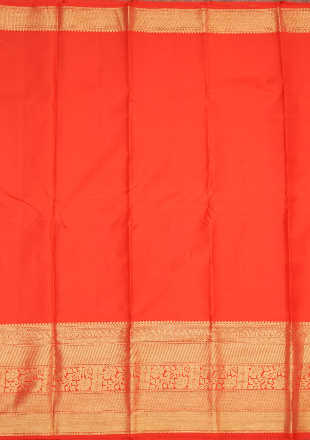 Red Zariwork Pure Silk Saree-Koskii