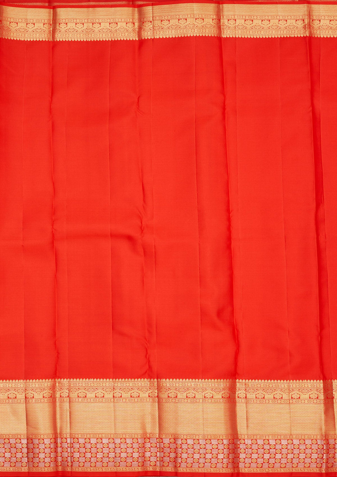 Red Zariwork Pure Silk Saree-Koskii