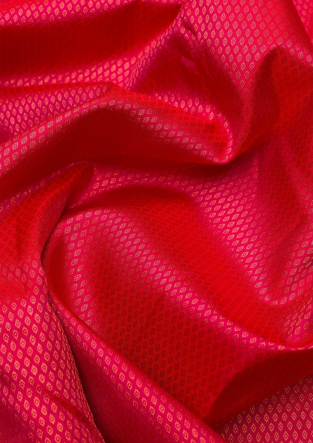 Red Zariwork Pure Silk Saree-Koskii