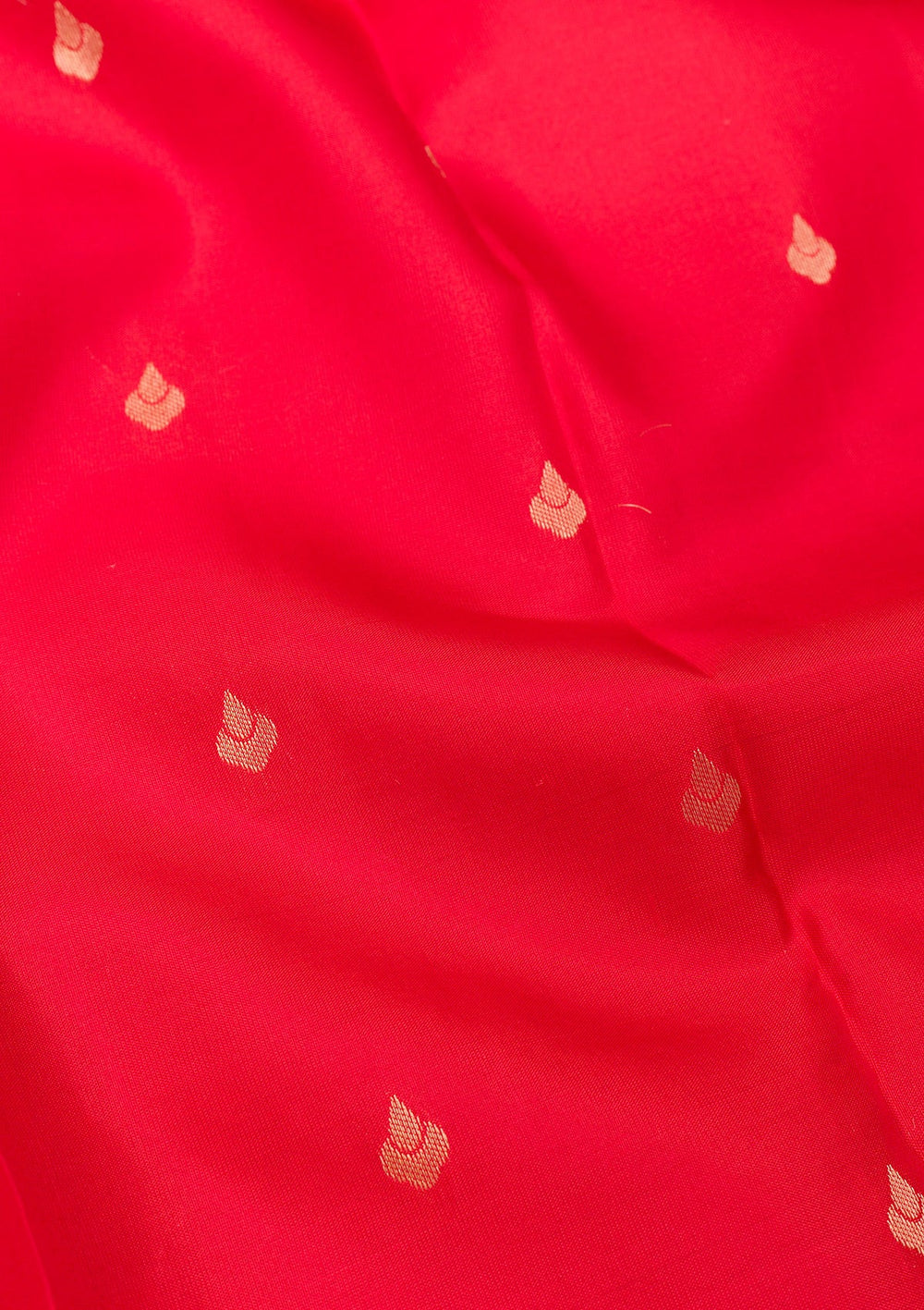 Red Zariwork Pure Silk Saree-Koskii