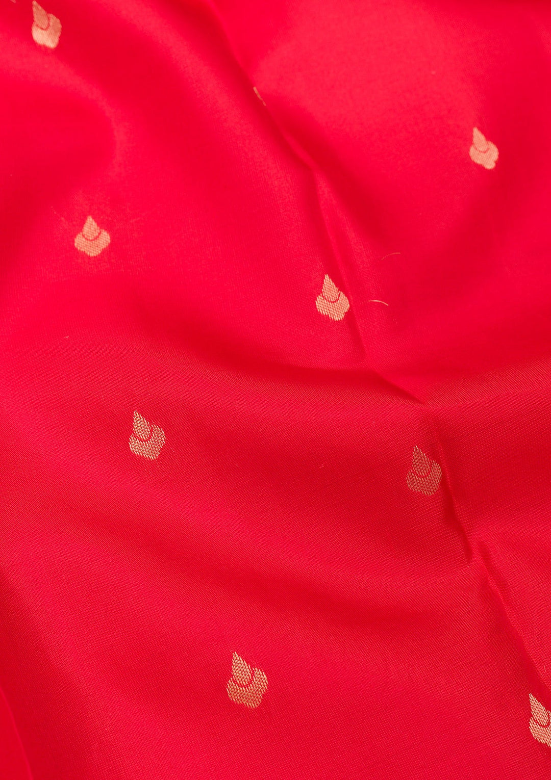 Red Zariwork Pure Silk Saree-Koskii
