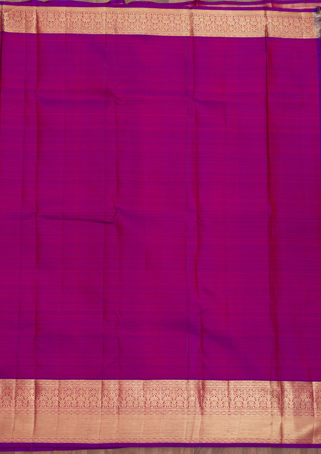 Red Zariwork Pure Silk Saree-Koskii