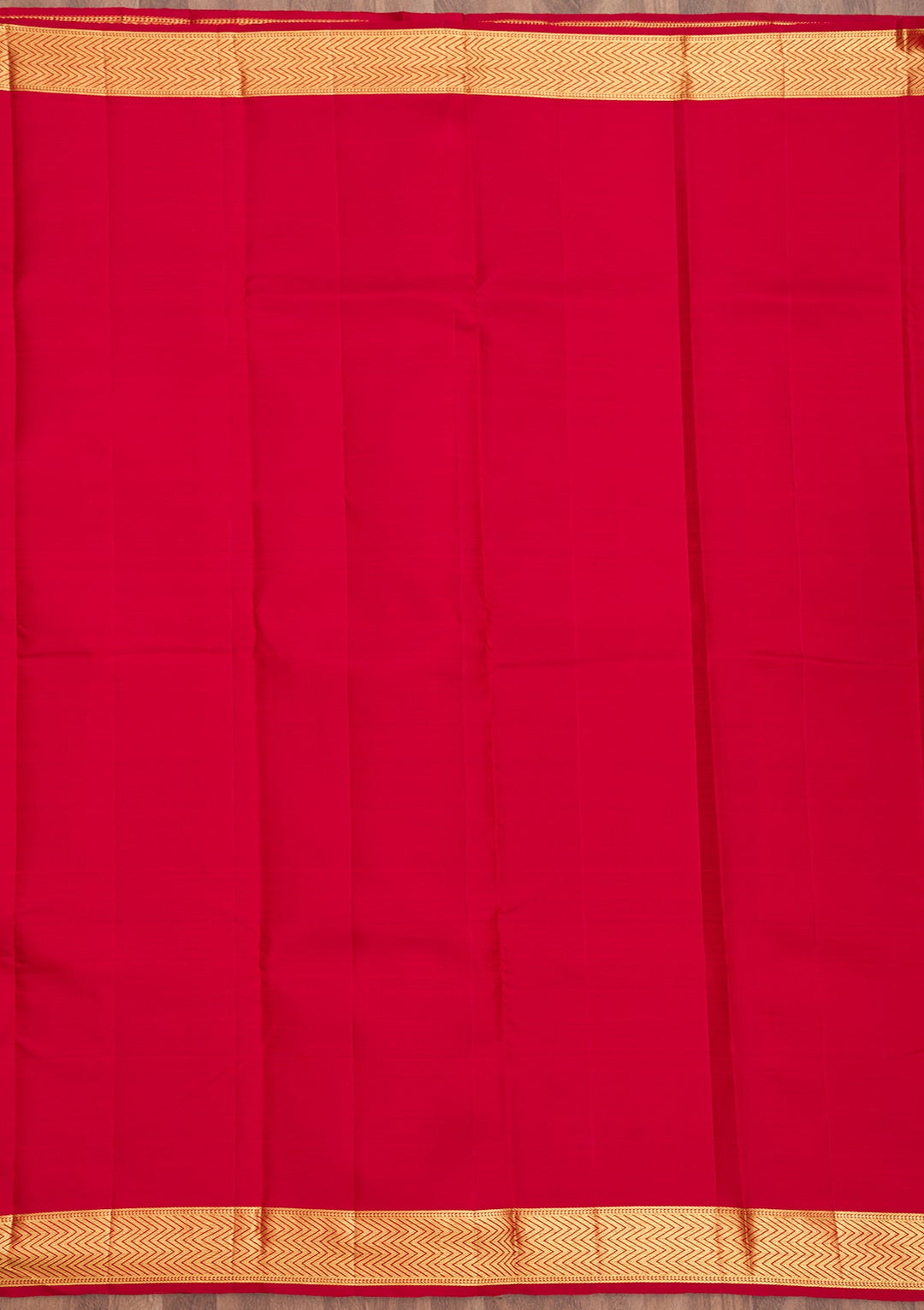 Red Zariwork Pure Silk Saree-Koskii