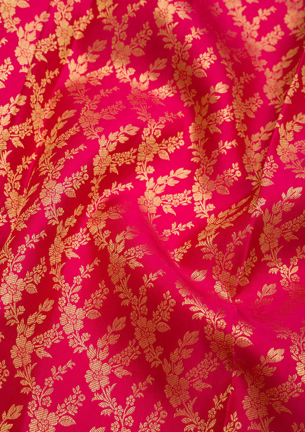 Red Zariwork Pure Silk Saree-Koskii