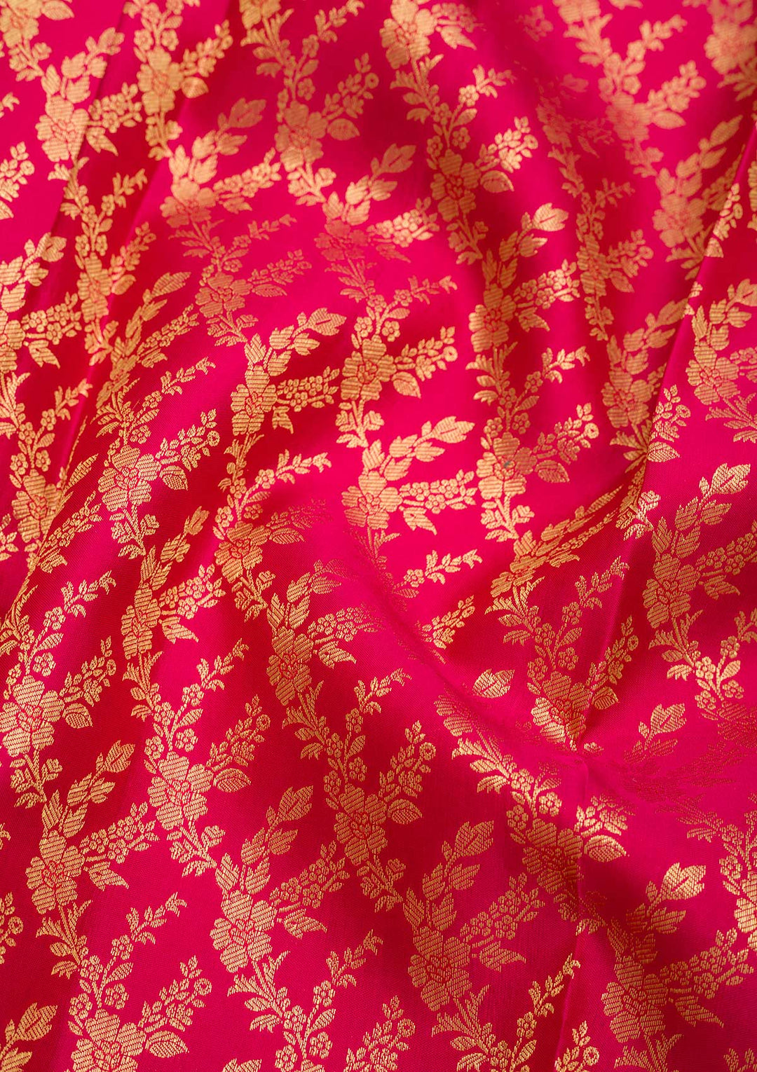 Red Zariwork Pure Silk Saree-Koskii