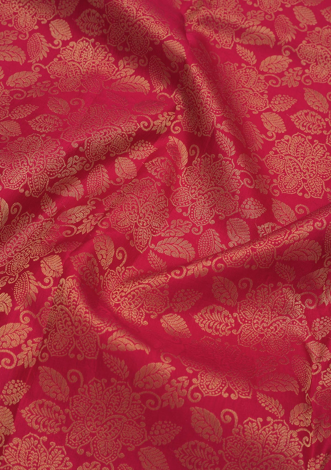 Red Zariwork Pure Silk Saree-Koskii