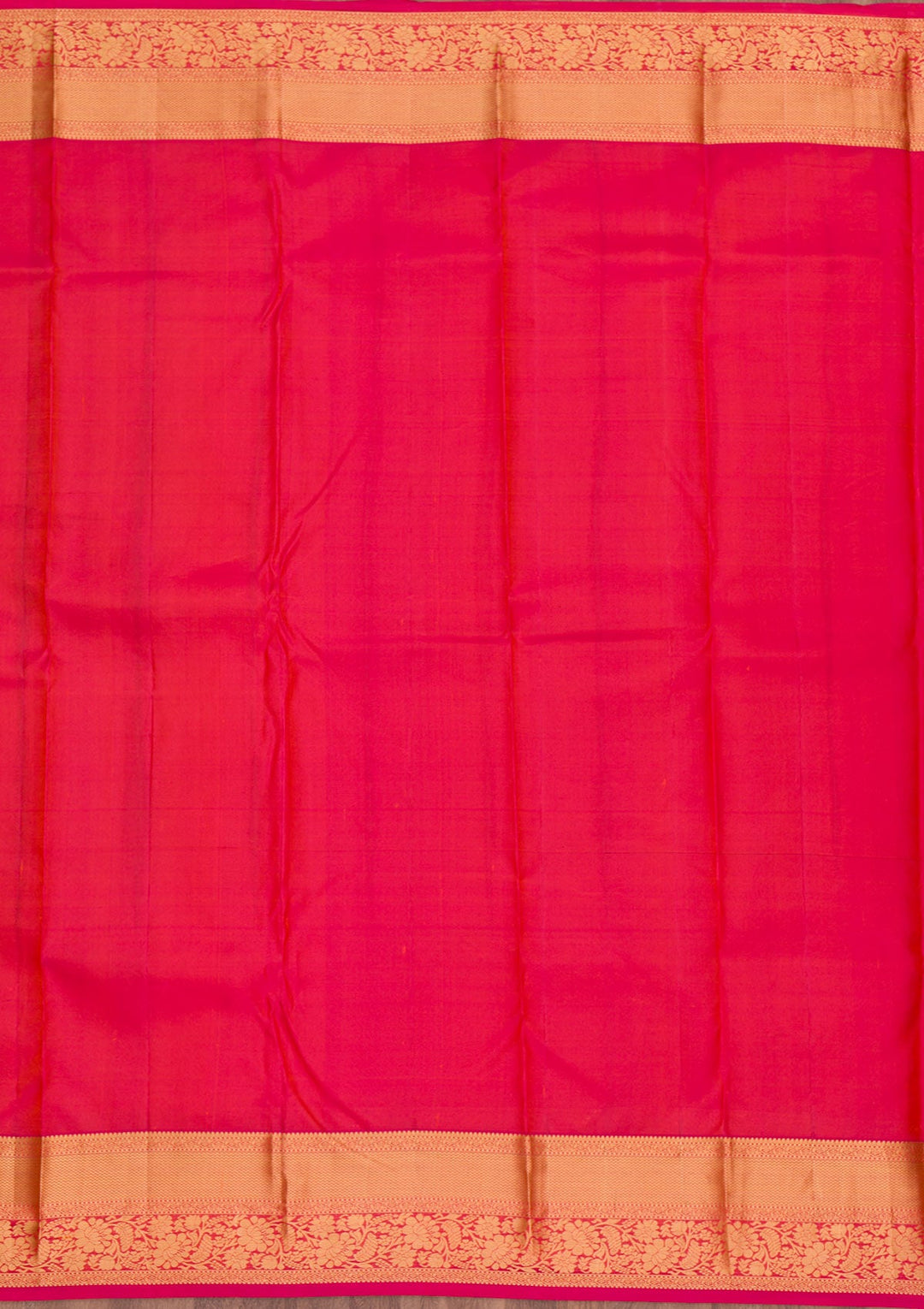 Red Zariwork Pure Silk Saree-Koskii