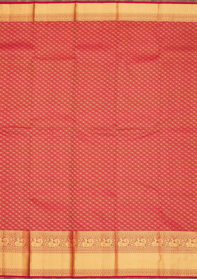 Red Zariwork Pure Silk Saree