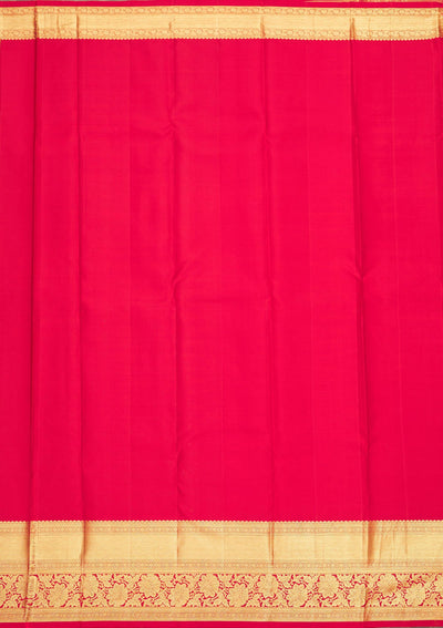 Red Zariwork Pure Silk Saree-Koskii