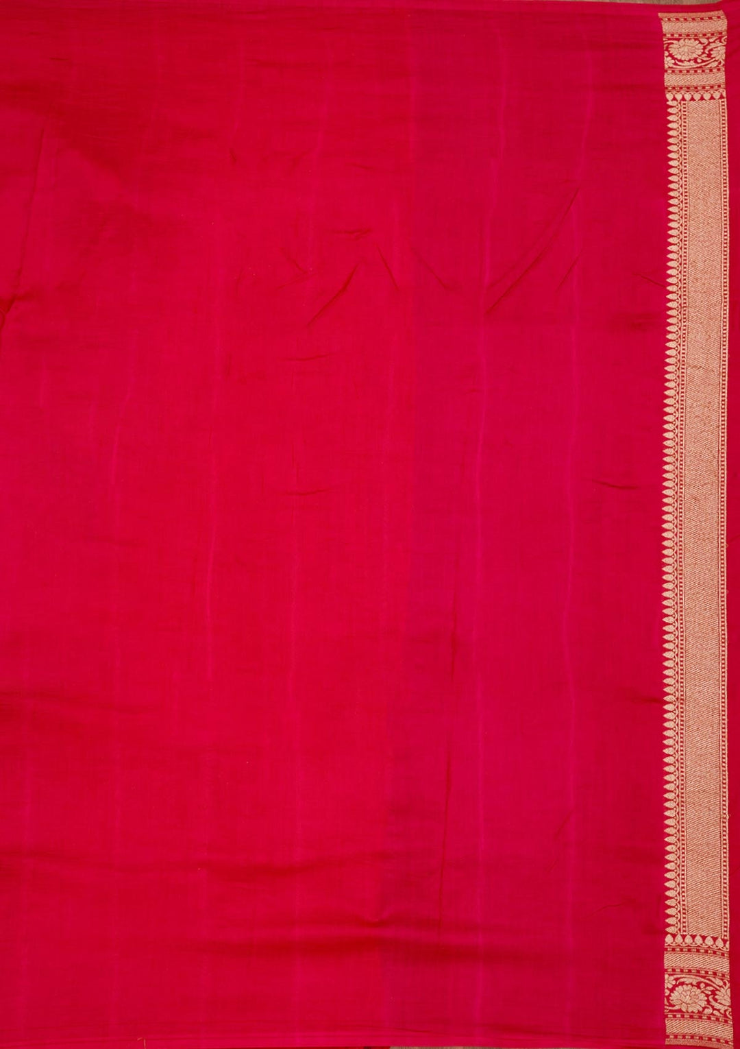 Red Zariwork Pure Silk Saree-Koskii