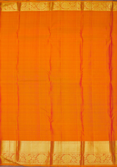 Red Zariwork Pure Silk Saree-Koskii