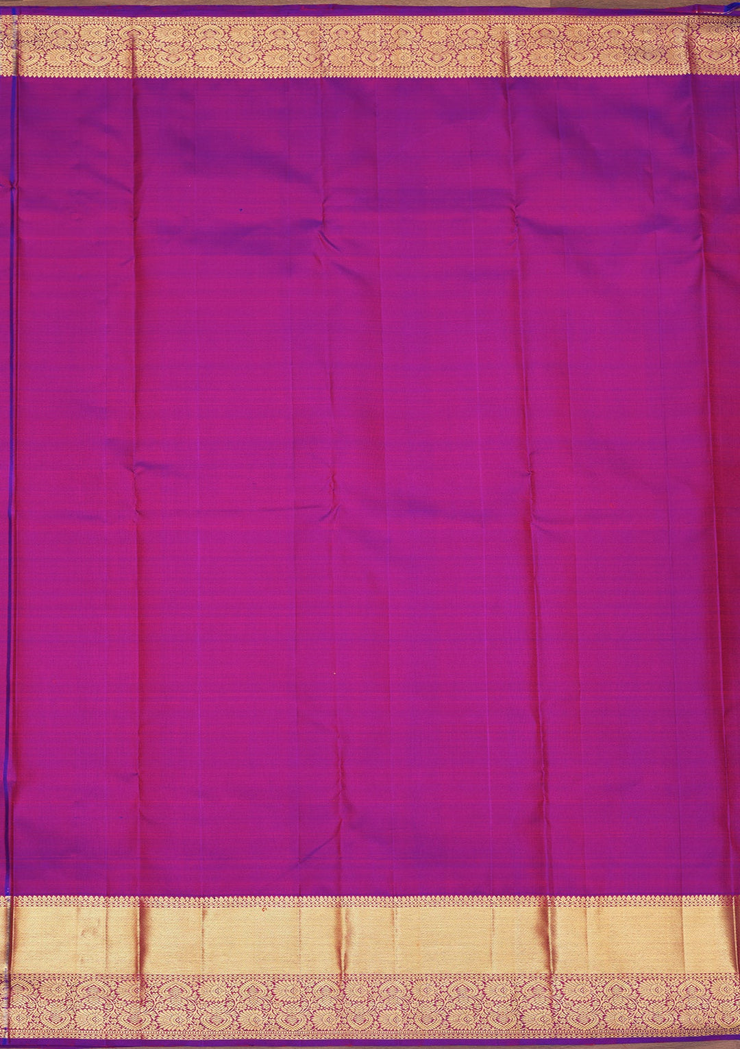 Red Zariwork Pure Silk Saree-Koskii