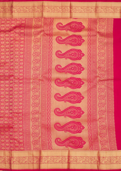 Red Zariwork Pure Silk Saree