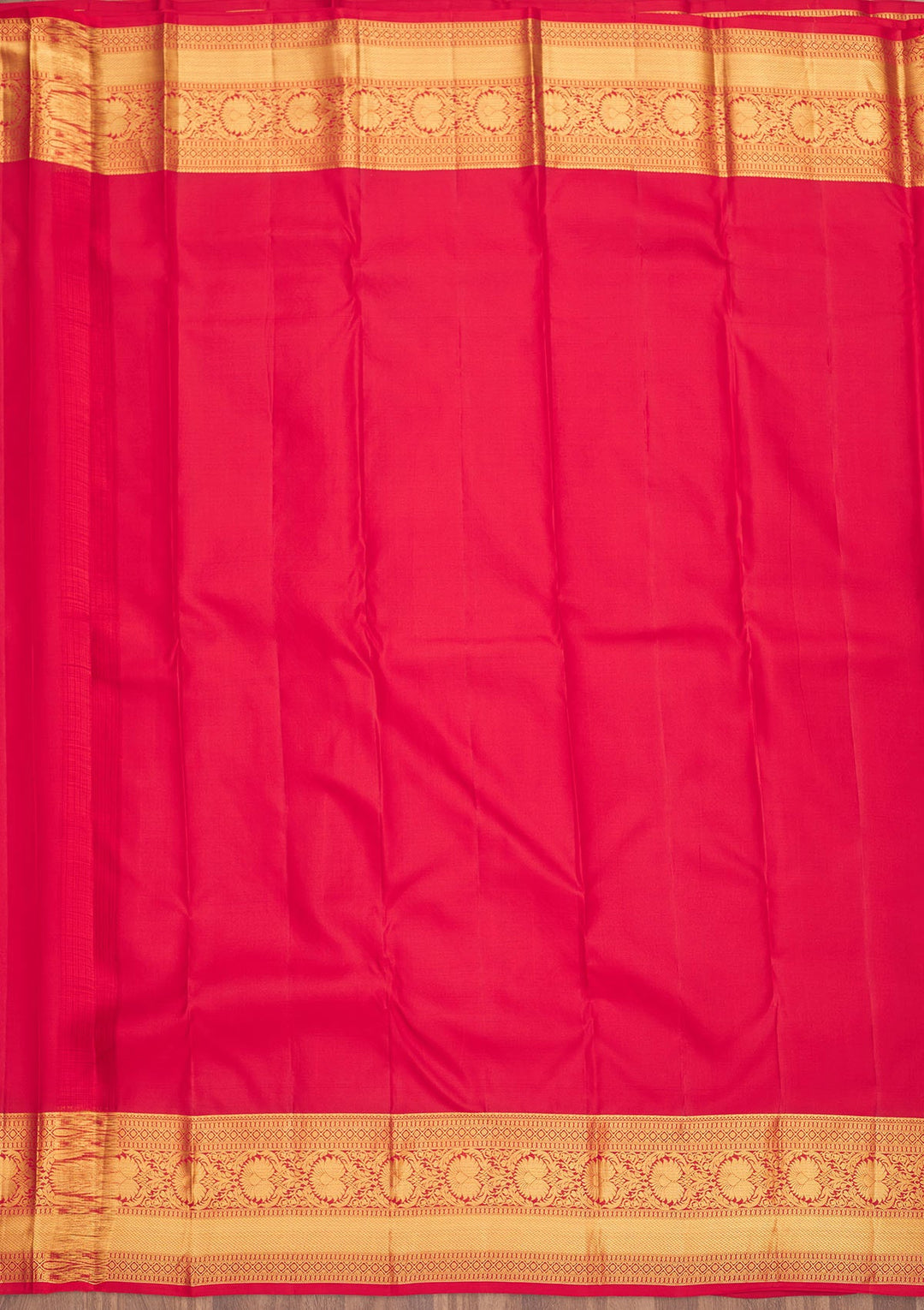 Red Zariwork Pure Silk Saree-Koskii