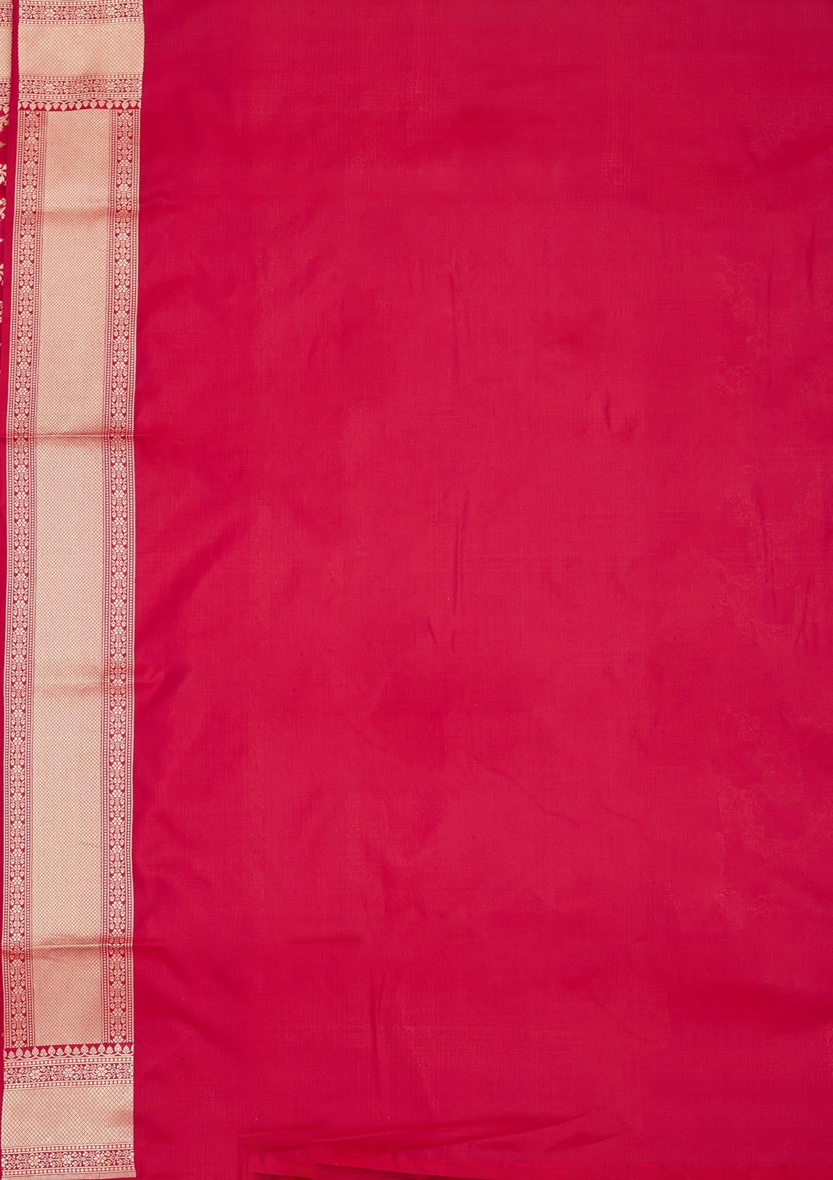 Red Zariwork Pure Silk Saree-Koskii