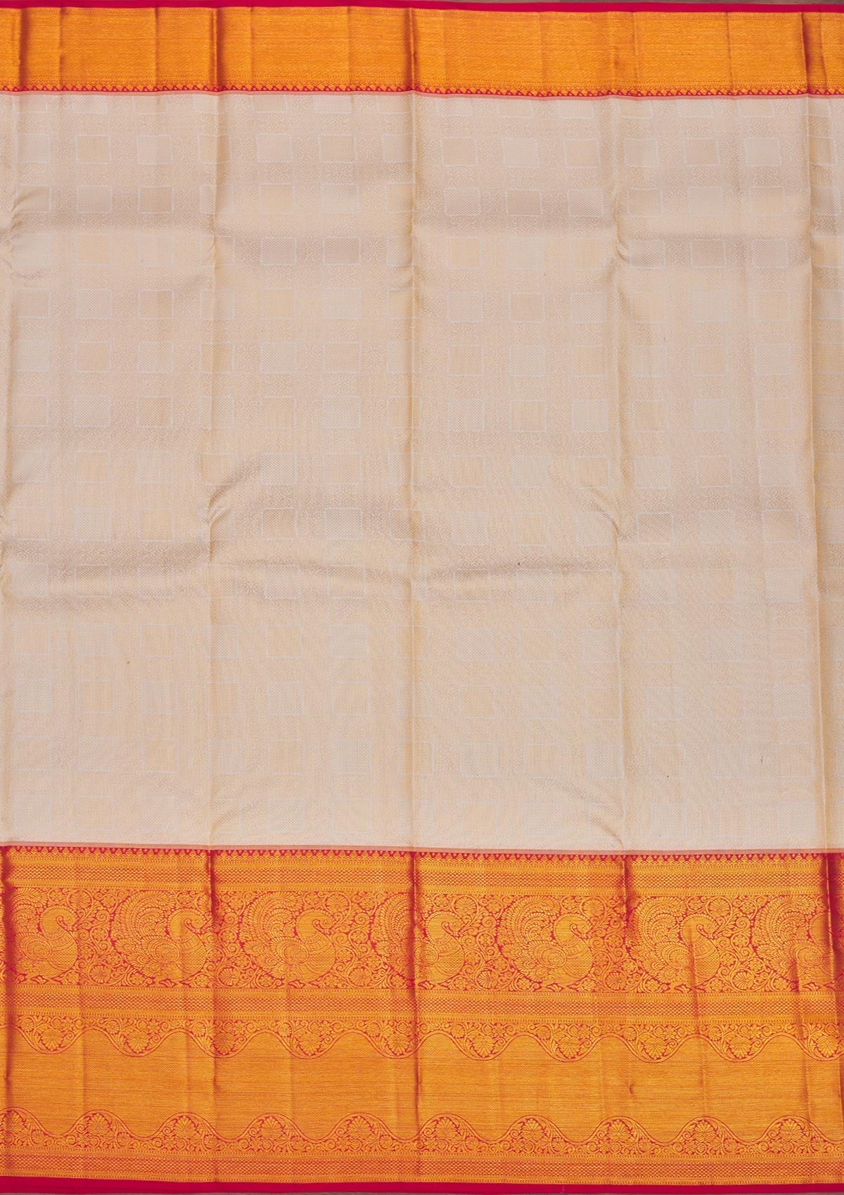 Red Zariwork Pure Silk Saree
