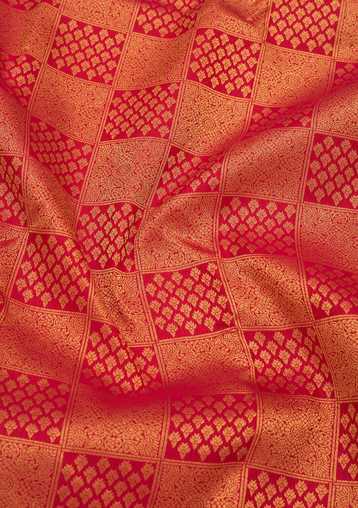 Red Zariwork Pure Silk Saree