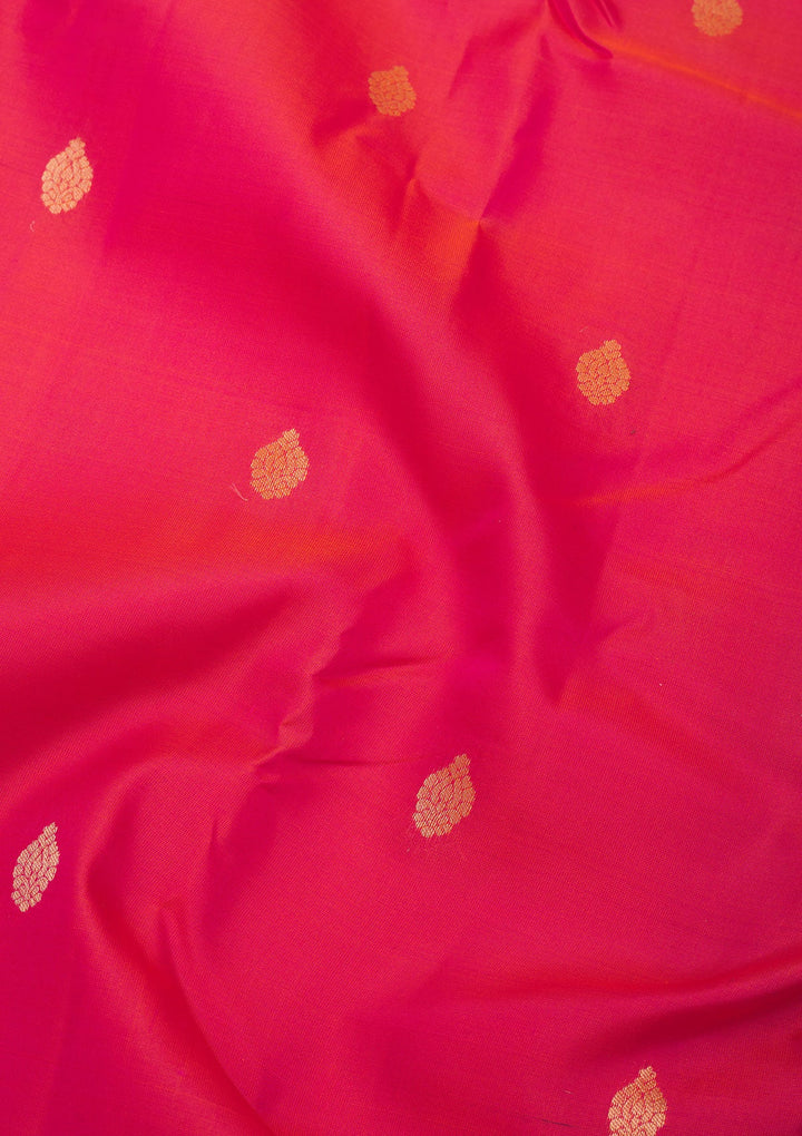 Red Zariwork Pure Silk Saree