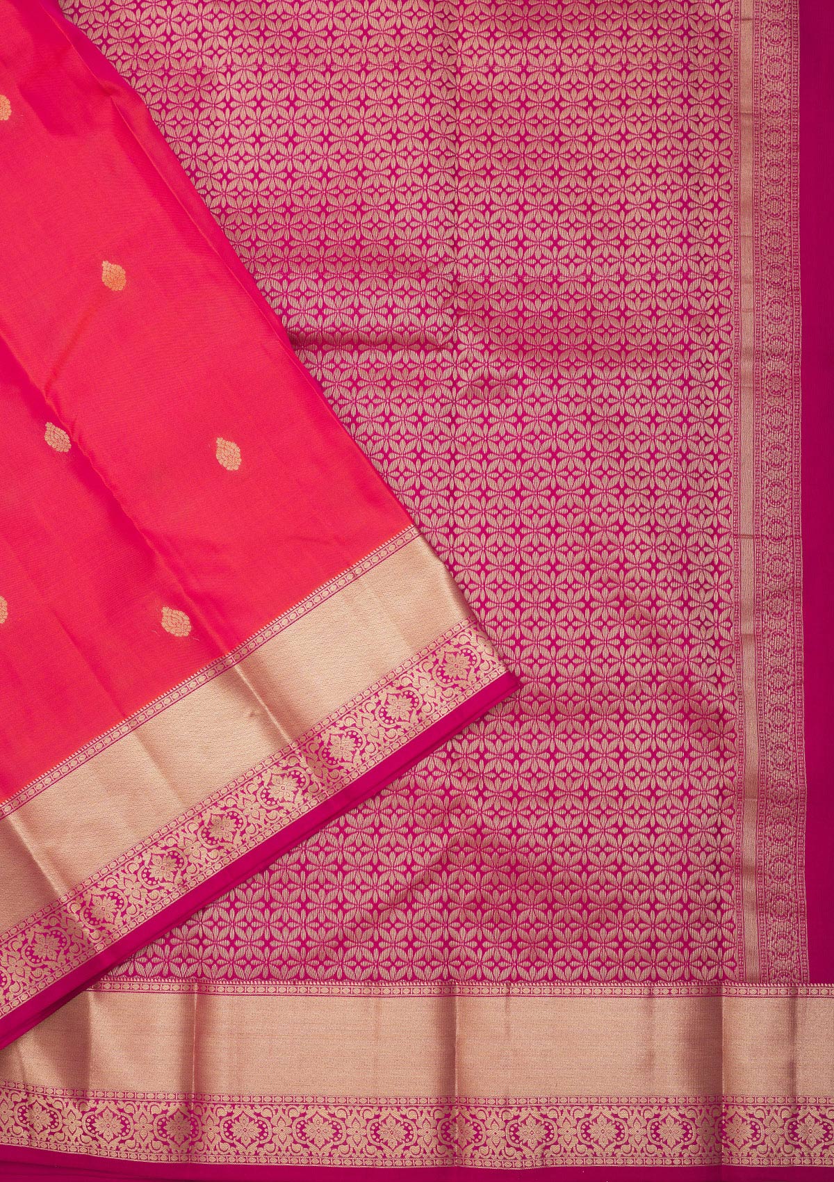 Red Zariwork Pure Silk Saree