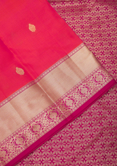 Red Zariwork Pure Silk Saree