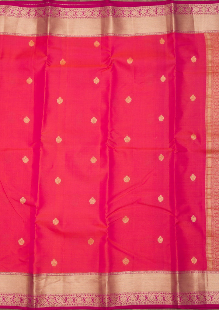 Red Zariwork Pure Silk Saree