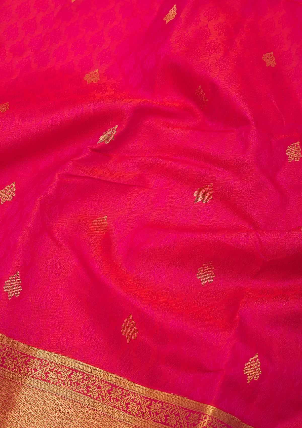 Red Zariwork Pure Silk Saree