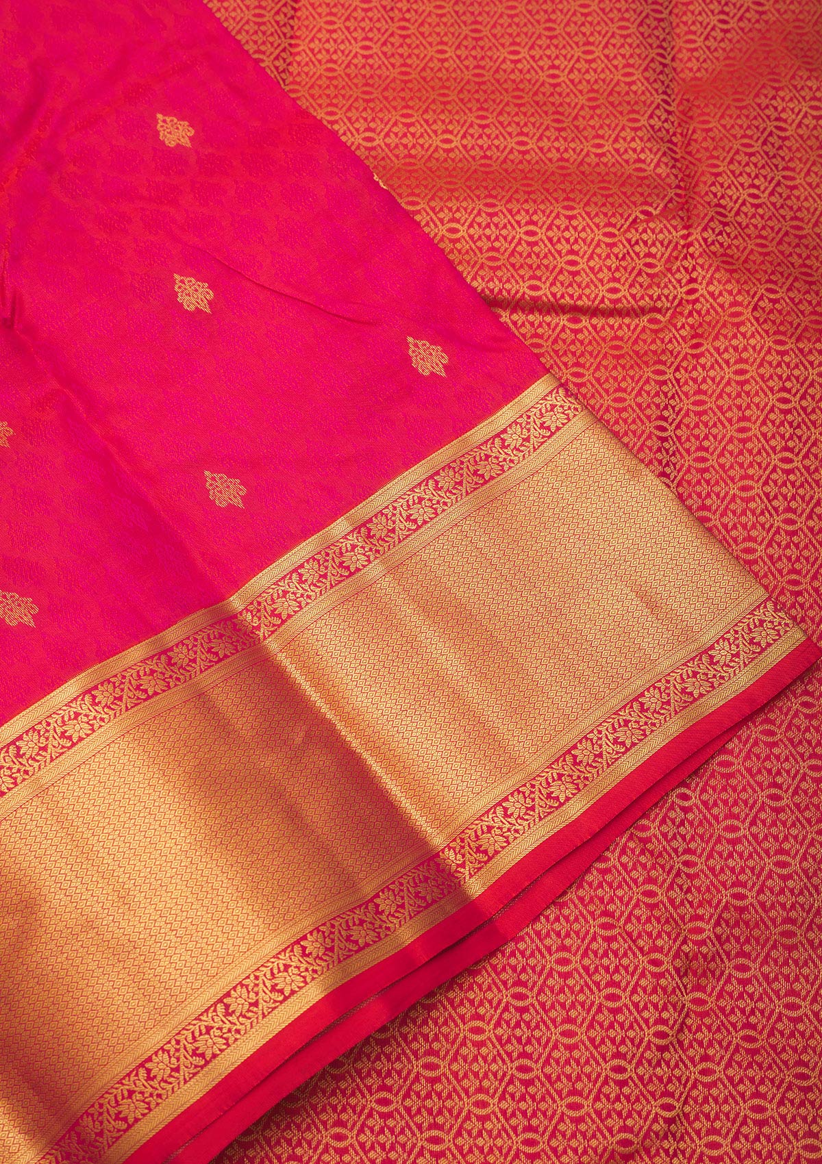 Red Zariwork Pure Silk Saree