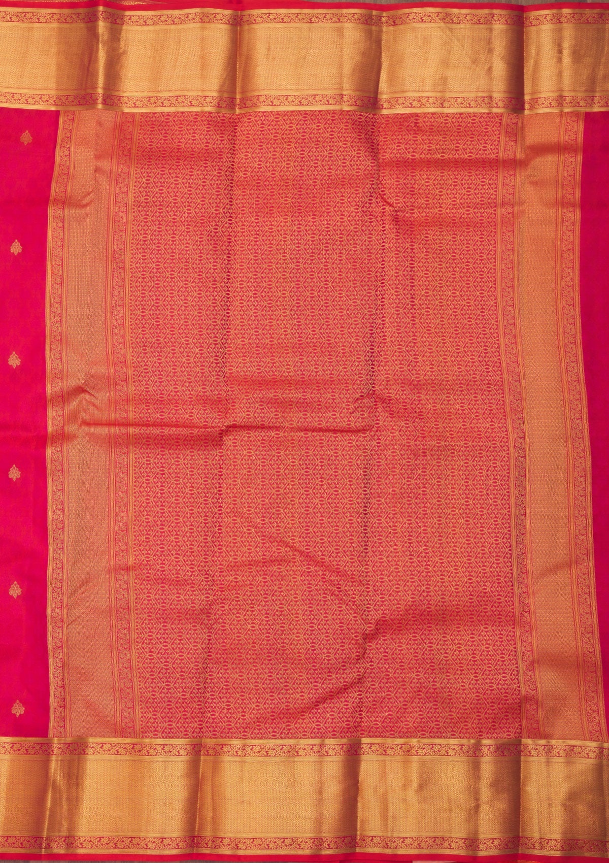 Red Zariwork Pure Silk Saree