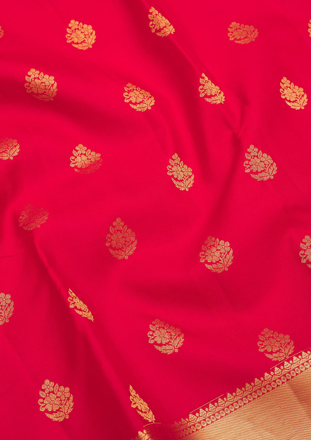 Red Zariwork Pure Silk Saree