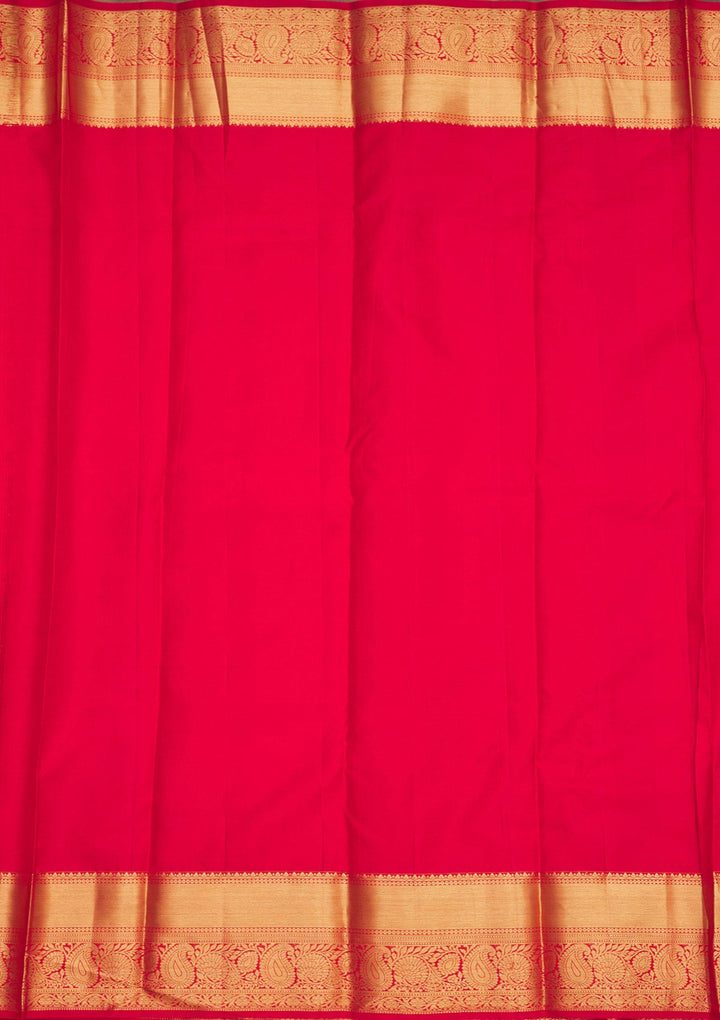 Red Zariwork Pure Silk Saree