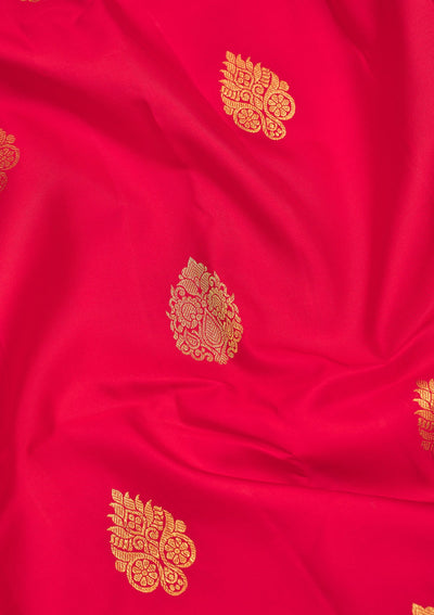 Red Zariwork Pure Silk Saree