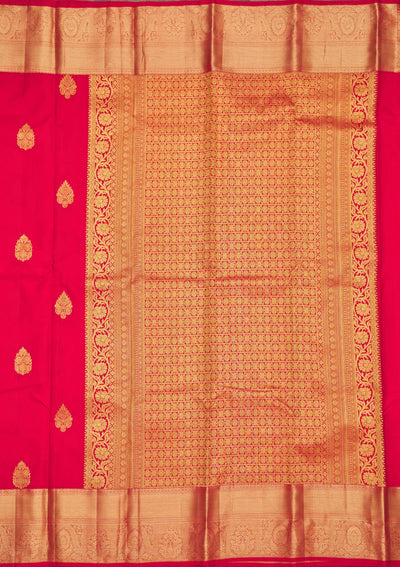 Red Zariwork Pure Silk Saree