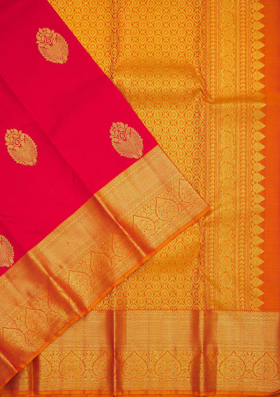 Red Zariwork Pure Silk Saree