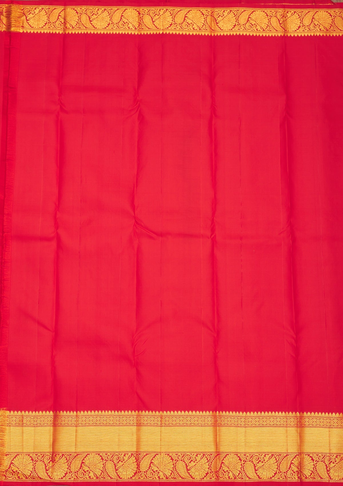 Red Zariwork Pure Silk Saree