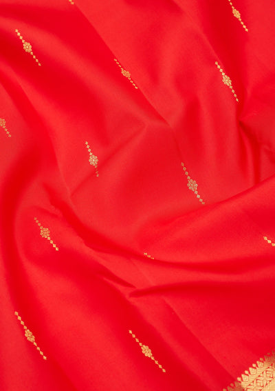 Red Zariwork Pure Silk Saree
