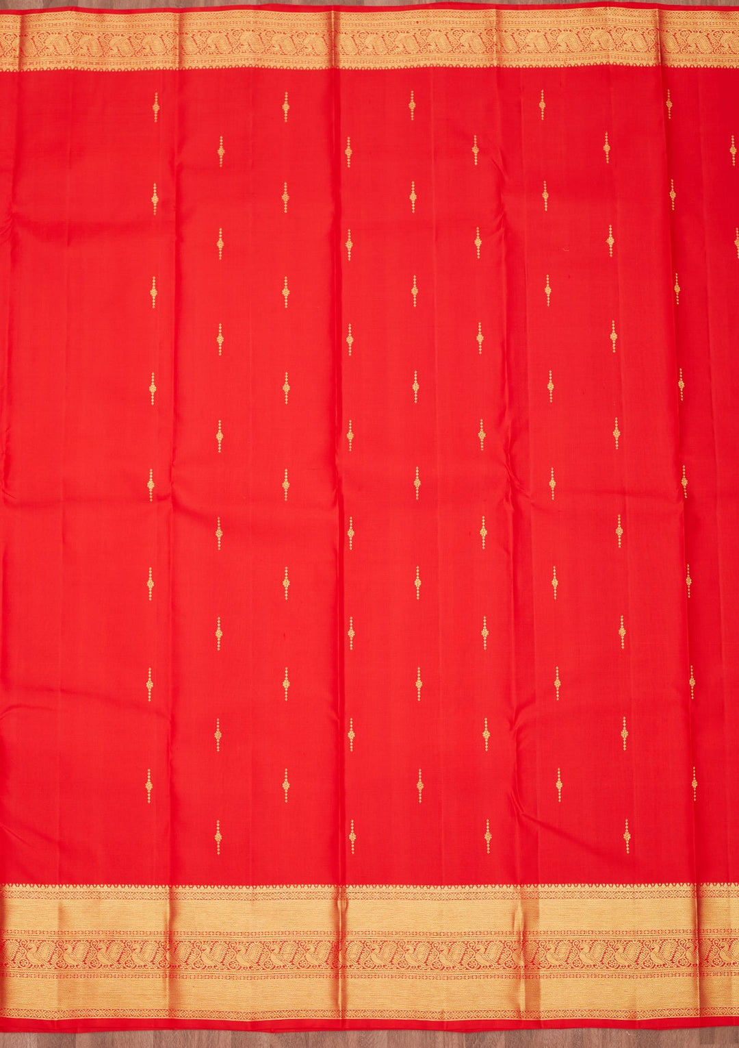Red Zariwork Pure Silk Saree