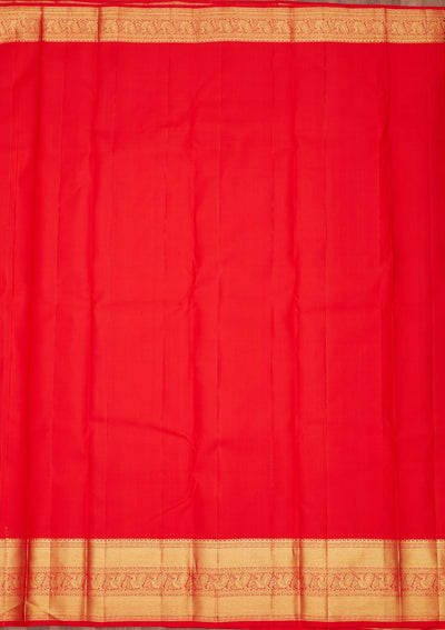Red Zariwork Pure Silk Saree
